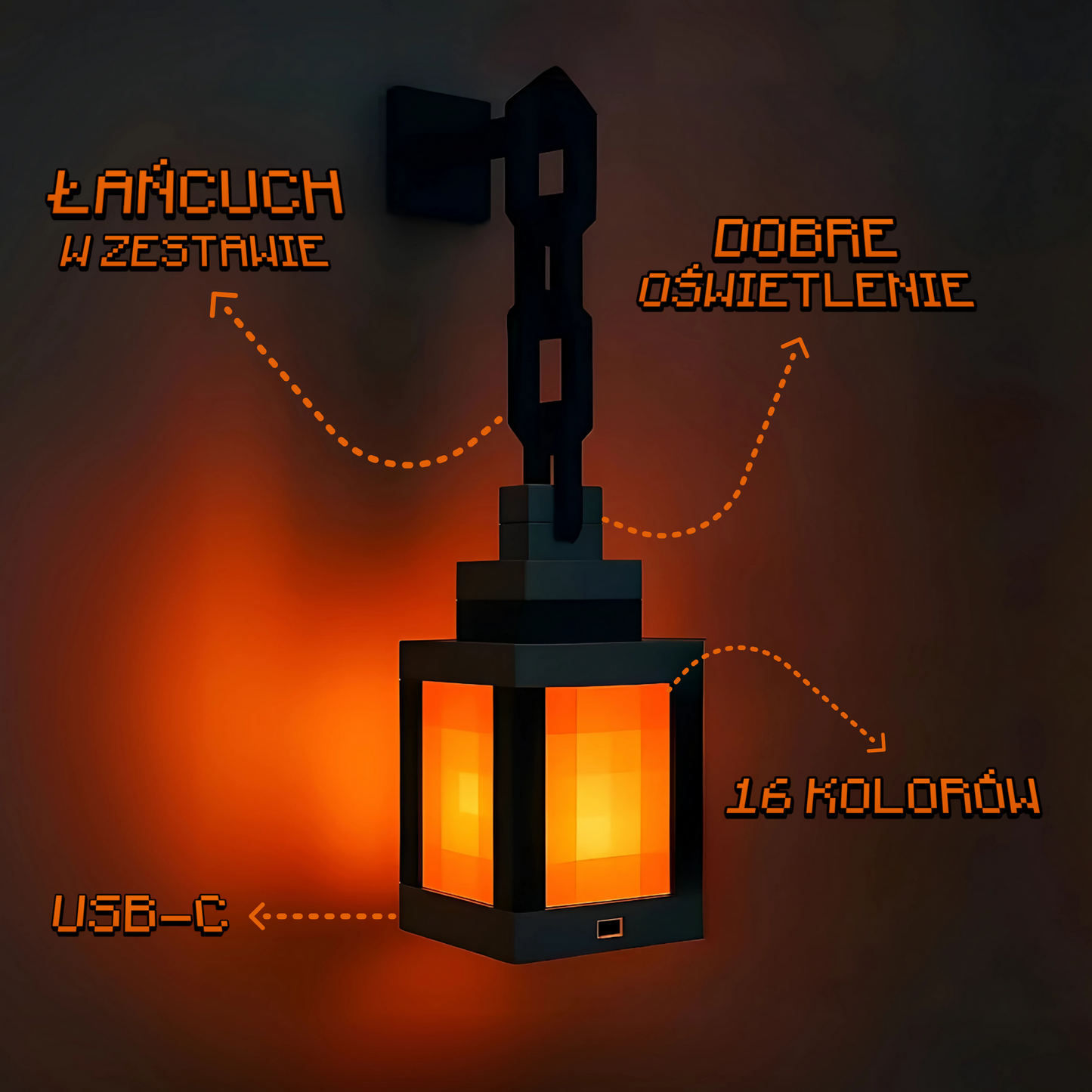 Lampa ze światłem LED | POTKA™