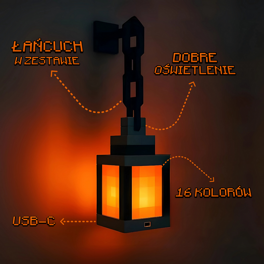 Lampa ze światłem LED | POTKA™